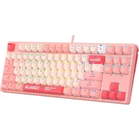 Клавиатура A4Tech Bloody S87 Energy Pink (Bloody BLMS Red Plus) фото 2